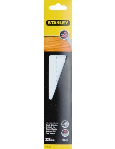 STANLEY ΛΑΜΑ ΣΕΓΑΤΣΑΣ ΓΙΑ ΞΥΛΟ ΚΑΙ ΠΛΑΣΤΙΚΟ 228mm 2 ΤΜΧ.
