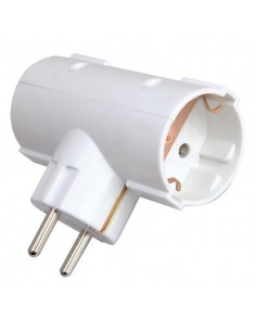 EUROLAMP TAΦ ΣΟΥΚΟ 2 ΘΕΣΕΩΝ ΜΕ ΠΡΟΣΤΑΣΙΑ ΕΠΑΦΩΝ - 147-10004