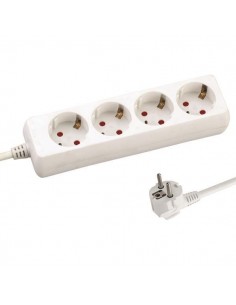 EUROLAMP ΠΟΛΥΠΡΙΖΟ 4 ΘΕΣΕΩΝ ΜΕ ΚΑΛΩΔΙΟ 3X1,5MM 1,5M ΜΕ...