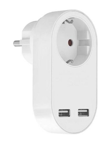 COM ANTAΠTOPAΣ ΣOYKO ΛEYKO ME 2 USB ΦOPTIΣTHΣ...