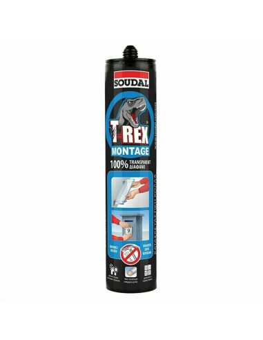 SOUDAL T-REX MONTAGE ΜΟΝΤΑΖΟΚΟΛΛΑ ΔΙΑΦΑΝΗ 310ML