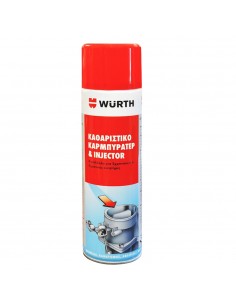 SPRAY ΚΑΘΑΡΙΣΤΙΚΟ ΚΑΡΜΠΥΡΑΤΕΡ & INJECTOR WURTH 500ML -...