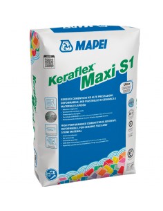 ΚΟΛΛΑ ΠΛΑΚΙΔΙΩΝ KERAFLEX MAXI S1 MAPEI C2TE S1 23KG ΛΕΥΚΟ