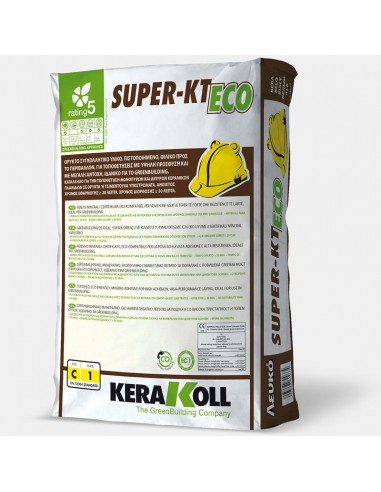 Super-KT eco 25kg Λευκή. Κόλλα κεραμικών πλακιδίων