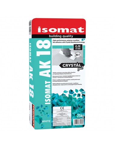 Κόλλα Πλακιδίων Isomat AK-18 Crystal Gel Λευκή...