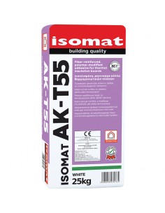 ΚΟΛΛΑ ΘΕΡΜΟΜΟΝΩΤΙΚΩΝ ΠΛΑΚΩΝ ISOMAT AK-T55 ΛΕΥΚΗ 25KG