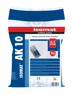 Κόλλα πλακιδίων για δάπεδα και τοίχους Isomat AK-10 5Kgr...