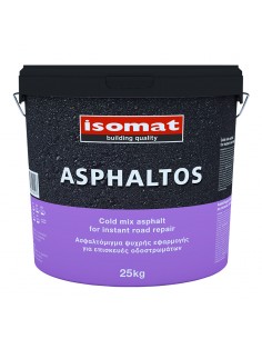 Isomat Asphaltos Μαύρο 25Kg Έτοιμο Ασφαλτόμιγμα Ψυχρής...