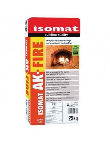 ISOMAT AK-FIRE Πυρίμαχο κονίαμα για κτίσιμο και...