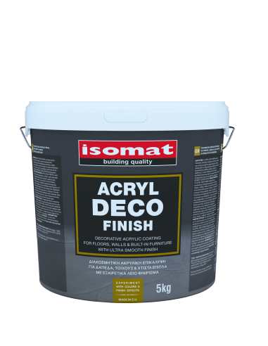 ISOMAT ACRYL-DECO FINISH ΕΠΙΧΡΙΣΜΑ ΔΑΠΕΔΩΝ...