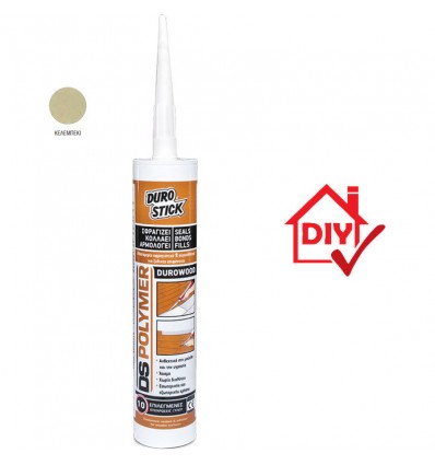 Durostick DS Polymer Ακρυλική Σιλικόνη Ξύλου Κελεμπέκι 340gr