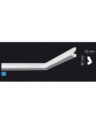 ΚΟΡΝΙΖΑ 40x20 2m NOMASTYL LX-42