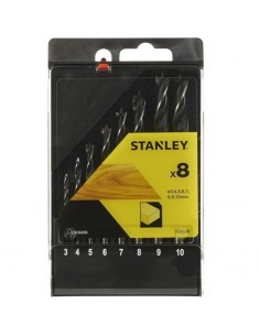 ΤΡΥΠΑΝΙ ΑΚΙΔΟΣ ΣΕΤ 8 ΤΕΜ. (3-4-5-6-7-8-9-10ΜΜ) STANLEY