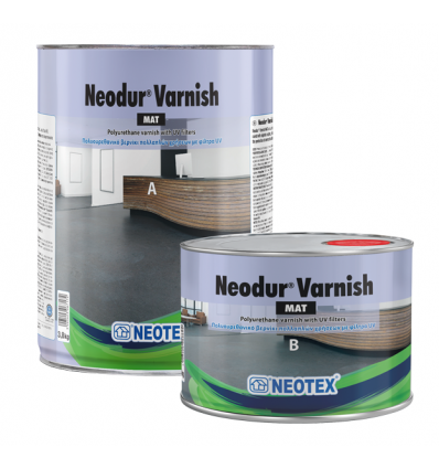 NEODUR VARNISH A MAT ΠΟΛΥΟΥΡΕΘΑΝΙΚΟ ΒΕΡΝΙΚΙ & NEODUR VARNISH (B) 9Kg