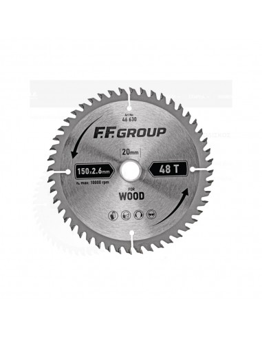 ΠΡΙΟΝΟΔΙΣΚΟΣ ΓΙΑ ΞΥΛΟ 150x20mm 48T FF GROUP -...