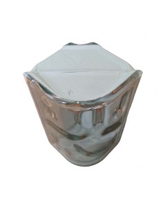 Υαλότουβλο Σύννεφο Γωνιακό 19x13,5x8cm Άχρωμο