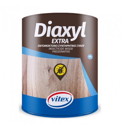 Vitex Diaxyl Extra Συντηρητικό Ξύλου Νερού Άχρωμο Ματ 2.5lt
