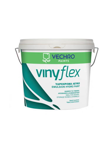 Vechro Vinyflex Υδρόχρωμα Λευκό 9lt
