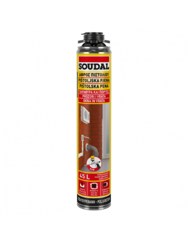 Αφρός PU πιστολιού 45l 750ml