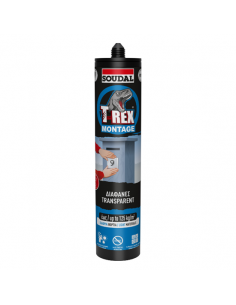 Τ-Rex Clear μονταζόκολλα νερού διάφανη 310ml