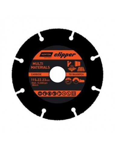ΔΙΣΚΟΣ MULTIMATERIAL CARBIDE 115X22.23MM