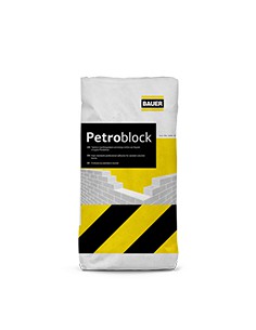 Bauer Petroblock Κόλλα Μαρμάρων & Γρανιτών Λευκή 25kg