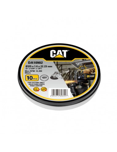 CAT ΤΡΟΧΟΣ ΚΟΠΗΣ INOX 125X1mm σε μεταλλικό...