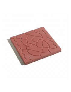 ΠΛΑΚΕΣ ΠΕΖΟΔΡΟΜΙΟΥ ΧΕΛΩΝΑ 40x40cm ΚΟΚΚΙΝΟ 2