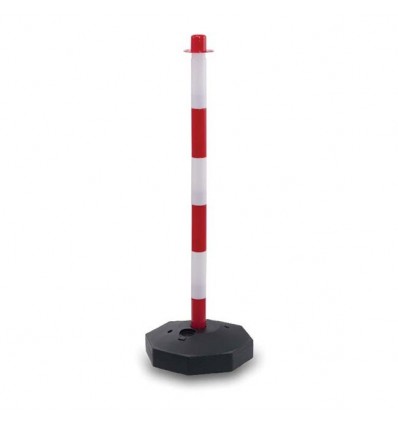 Κολωνάκι σήμανσης PVC ύψους 83cm με πλαστική βάση EDH-PC-2