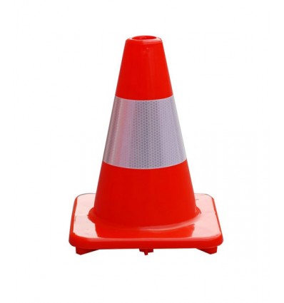 Πλαστικός κώνος σήμανσης από PE ύψους 30cm TC-30-PE