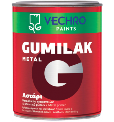 GUMILAK ΑΣΤΑΡΙ ΜΕΤΑΛΛΩΝ Λευκό 750 ml