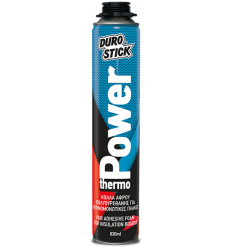 DUROSTICK Power Thermo Κόλλα αφρού πολυουρεθάνης χαμηλής διόγκωσης για θερμομονωτικές πλάκες 830 ml