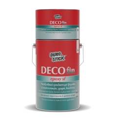 Decofin Epoxy SF 1kg Εποξειδικό γυαλιστερό βερνίκι 2 συστατικών για πατητή τσιμεντοκονία και φυσικές πέτρες