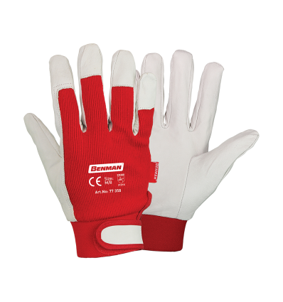 ΓΑΝΤΙΑ ΥΦΑΣΜΑ+ΔΕΡΜΑ ΜΕ VELCRO  8  /M BENMAN