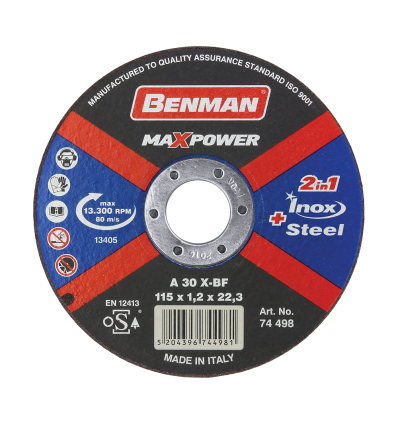 ΔΙΣΚΟΣ ΚΟΠΗΣ ΣΙΔΗΡΟΥ-INOX-CD MAXPOWER BENMAN...