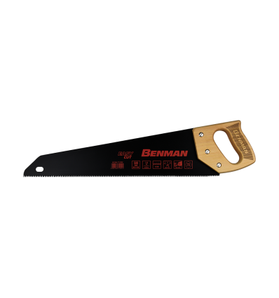 ΣΕΓΑΤΣΑ ΜΕ ΞΥΛΙΝΗ ΛΑΒΗ, 9TPI, 450mm, BENMAN
