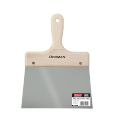 ΣΠΑΤΟΥΛΑ ΦΑΡΔΙΑ INOX, ΜΑΚΡΙΑ ΛΑΜΑ, ΞΥΛINH ΛΑΒΗ 140mm, BENMAN