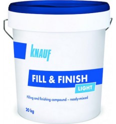 FILL & FINISH LIGHT ΥΛΙΚΟ ΓΕΜΙΣΜΑΤΟΣ & ΣΠΑΤΟΥΛΑΡΙΣΜΑΤΟΣ KNAUF 20KG 550184