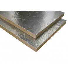 KNAUF INSULATION CHIMENEA ΠΛΑΚΕΣ ΠΕΤΡΟΒΑΜΒΑΚΑ ΜΕ ΑΛΟΥΜΙΝΙΟ(100*0.60cm) 30mm