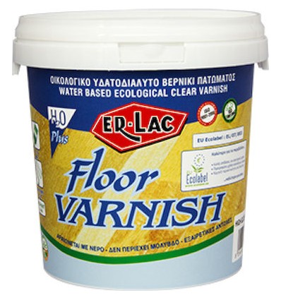 ER-LAC Βερνίκι Πατώματος Floor Varnish Eco Satin 1lt Διάφανο