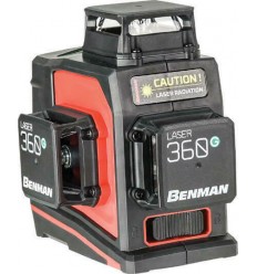 Benman SCL 3-360G Αυτορυθμιζόμενο Γραμμικό Αλφάδι Laser Πράσινης Δέσμης