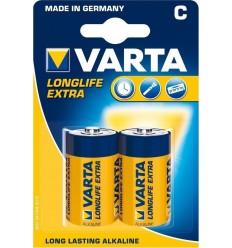 Varta LongLife Extra Αλκαλικές Μπαταρίες C 1.5V 2τμχ