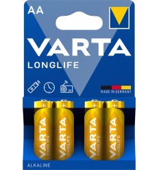 Varta LongLife Αλκαλικές Μπαταρίες AA 1.5V 4τμχ