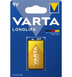 Varta LongLife Αλκαλική Μπαταρία 9V 1τμχ