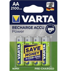 Varta Recharge Accu Power Επαναφορτιζόμενες Μπαταρίες AA Ni-MH 2100mAh 1.2V 4τμχ