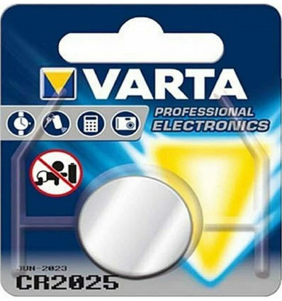 Varta Professional Electronics Μπαταρία Λιθίου Ρολογιών CR2025 3V 1τμχ