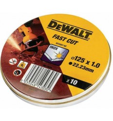 ΔΙΣΚΟΙ ΚΟΠΗΣ INOX  DEWALT 125mm DT3507 10τμχ