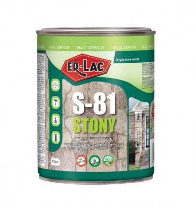 STONY S-81 ER-LAC ΒΕΡΝΙΚΙ ΠΕΤΡΑΣ ΔΙΑΦΑΝΟ ΣΑΤΙΝΕ 750ml