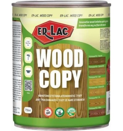 WOOD COPY ΜΑΟΝΙ ER-LAC 750ml ΧΡΩΜΑ ΑΠΟΜΙΜΗΣΗΣ ΞΥΛΟΥ